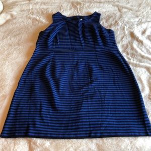 Striped cocktail dress
